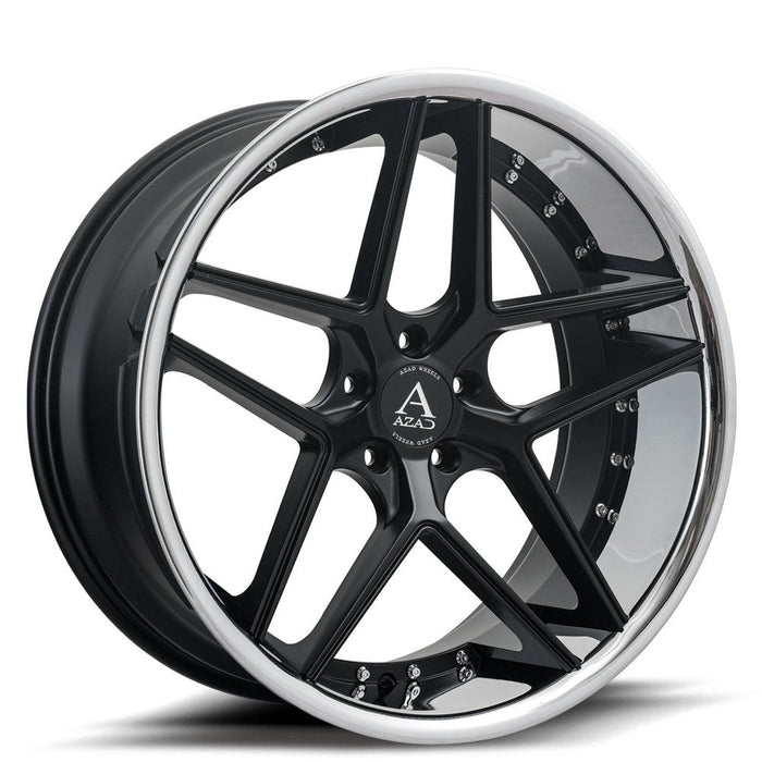 Azad-AZ1029-Gloss-Black-w/Chrome-Lip-Black-22x10.5-73.1-wheels-rims-felger-Faelgkongen