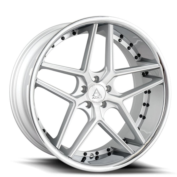 Azad-AZ1029-Silver-Brushed-w/Chrome-Lip-Silver-22x9-73.1-wheels-rims-felger-Faelgkongen