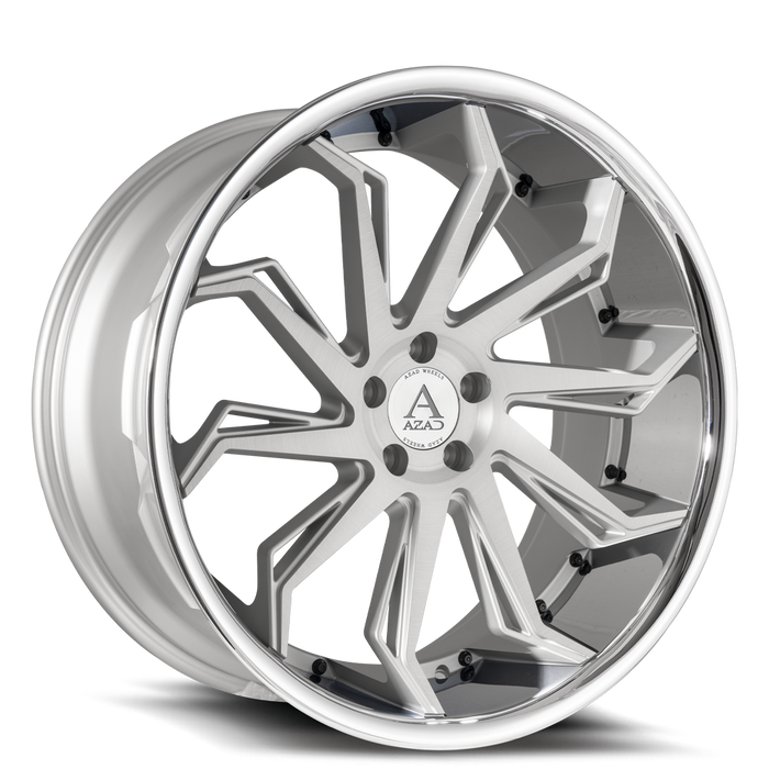 Azad-AZ1101-Brushed-Silver-w/-Chrome-Lip-Silver-22x10.5-66.56-wheels-rims-felger-Faelgkongen