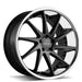 Azad-AZ23-Semi-Matte-Black-w/-Chrome-Black-20x9-73.1-wheels-rims-felger-Faelgkongen