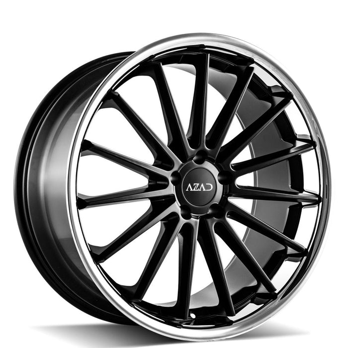Azad-AZ24-Semi-Matte-black-w/-Chrome-Lip-Black-20x10.5-72.56-wheels-rims-felger-Faelgkongen