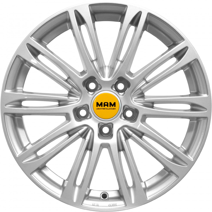 MAM A4 Silver Painted - 17x7.5 | 5x112 | +45 | 66.6mm