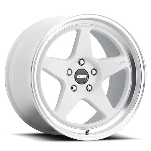 ESR-CR5-Gloss-White-White-18x9.5-72.6-wheels-rims-felger-Faelgkongen